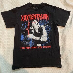 XXXTentacion Tee “I’m lost then I’m found” Medium T-Shirt Black Unisex Cotton
